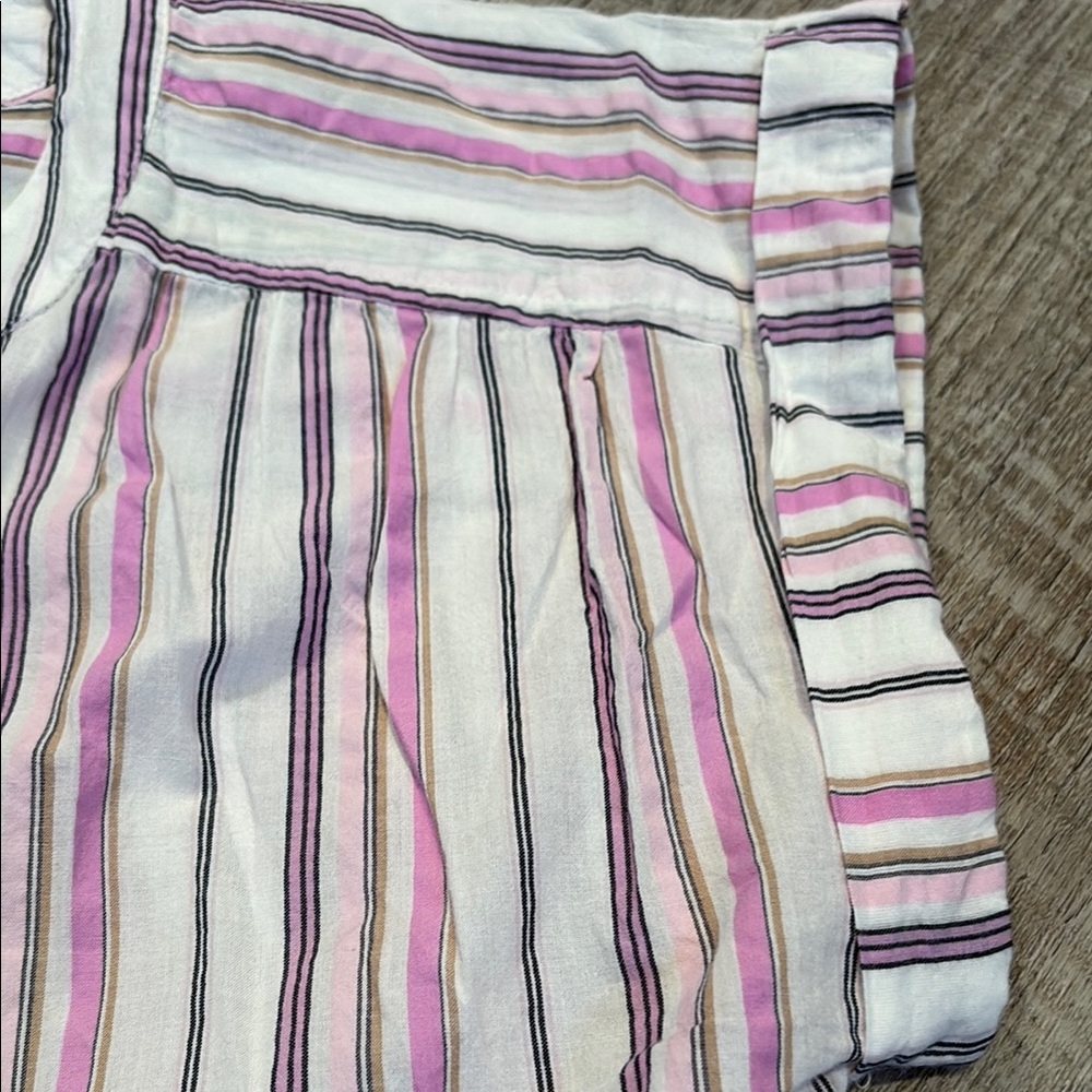 LOFT Multicolor Striped Blouse~ NWT - Picture 4 of 5